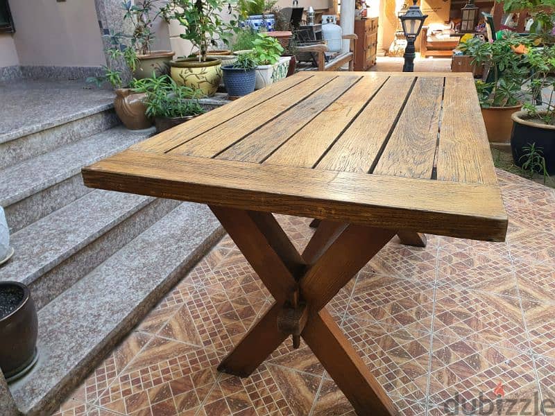 wooden table 3