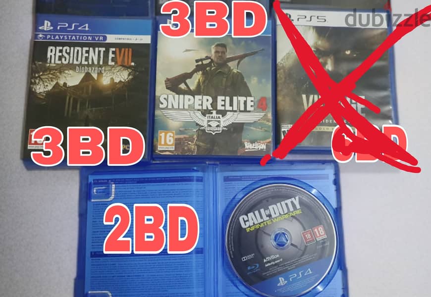 ps4 used game العاب مستخدمة 0