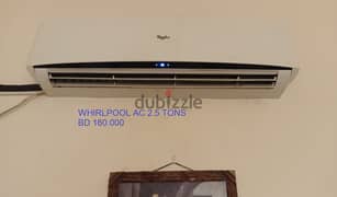 whirlpool 2.5 ton split ac 0