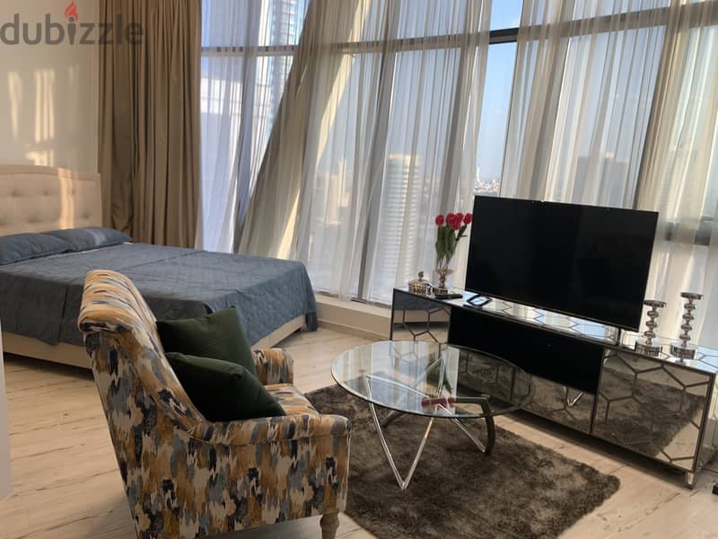 Spacious studio for rent in seef 0