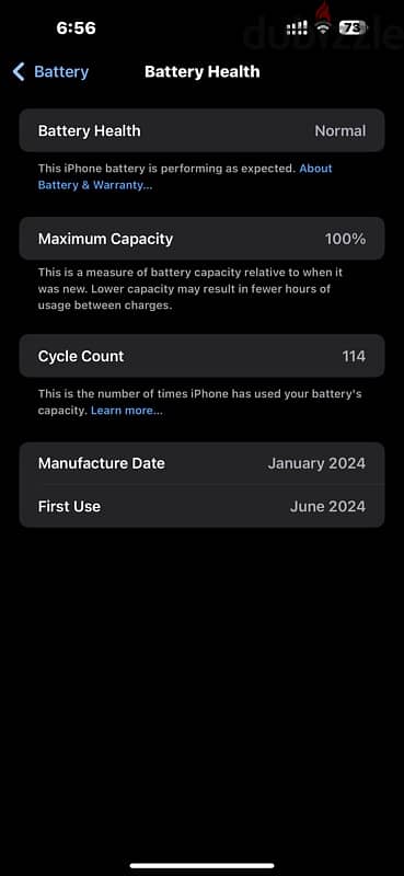 Iphone 15 pro max 256gb 100% battery 3