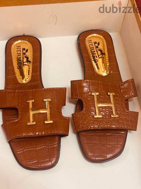 original hermes brand bag and slipper never used before for sale 3