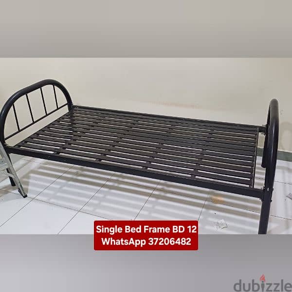 Single bunk bed with mattress and other items for sale 6