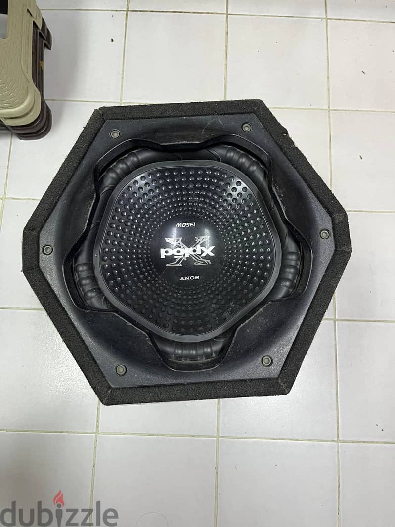 1350W sony bazooka  box subwoofer 1