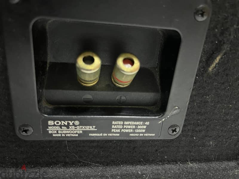 1350W sony bazooka  box subwoofer 3