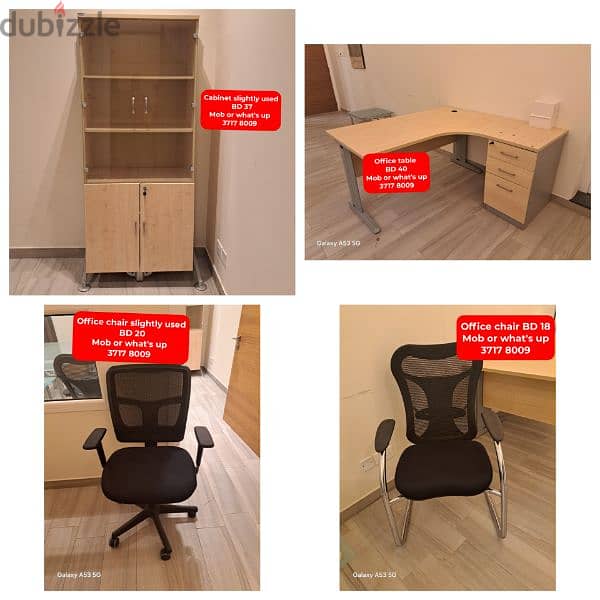 Office glass table and other household items for sale with delivery 3