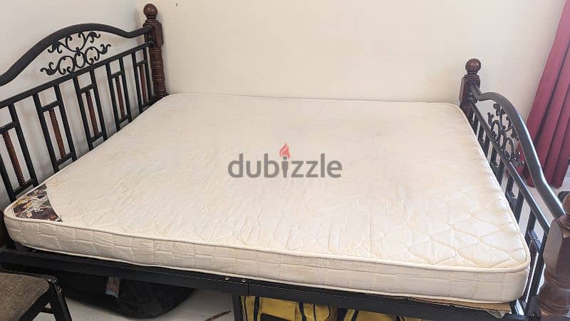 Bed frame and medicated mattress for urgent sale 1