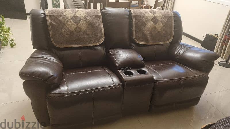 Lazy Boy Leather Sofa set 1