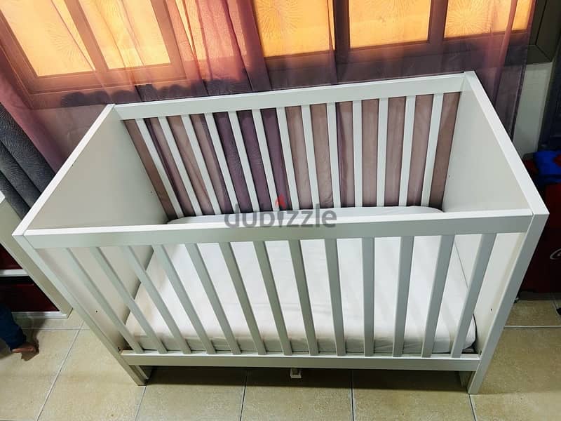 For Sale Ikea Crib With Ikea mattress 1