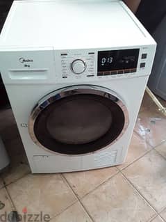 8 kg  midea  only driar . new condition 0