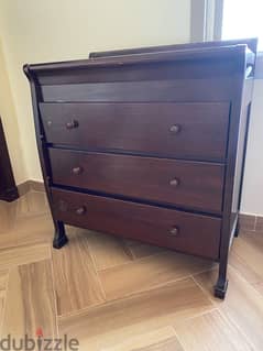 Changing table with drawers 0