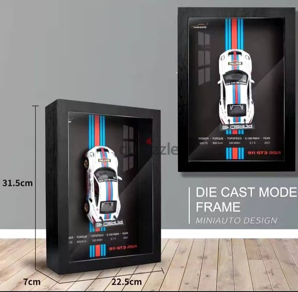 Porsche 3D Photo Frame Decoration 9