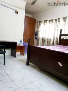 Fully furnished room available for rent in 2BK flat, including EWA 0