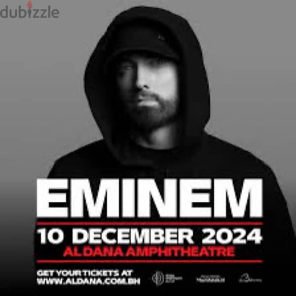 Eminem tickets for sale B section 0