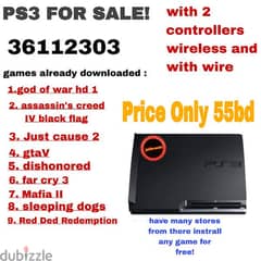 Jailbroken PS3 with Popular Games Pre-Installed – Extras Included 0