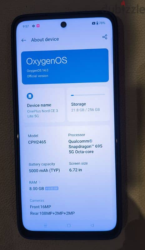 OnePlus Nord CE3 Lite 5G. Great Condition 3