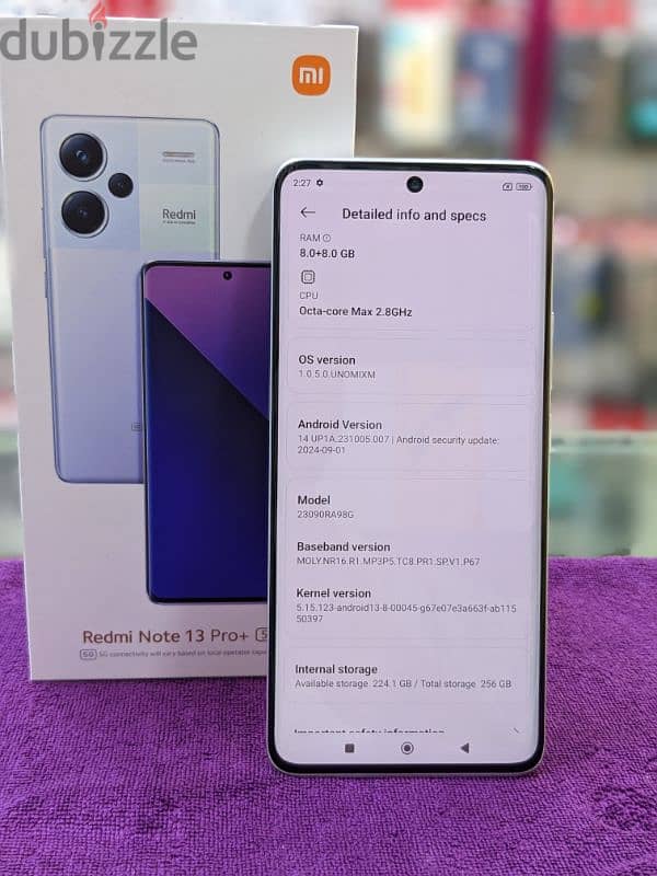 Redmi note 13 pro+ 5g for sell 2