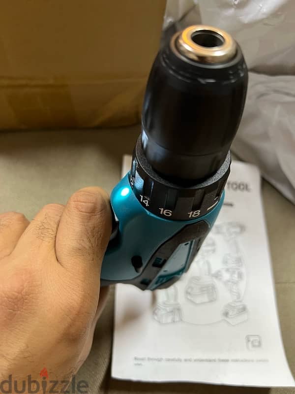 new impact drill with 1 battery & charger 1