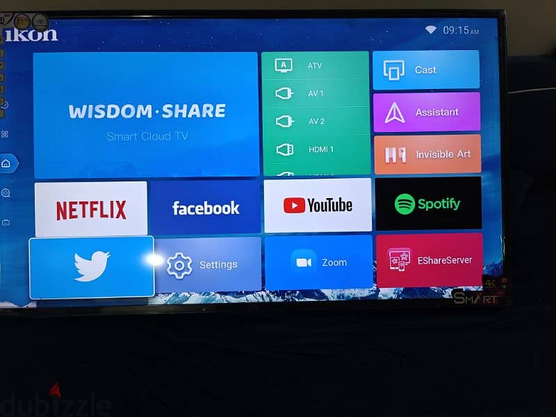 Good Condition 50" IKON 4K Android Smart TV. 2