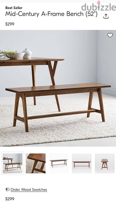 Aolid wood dining table 3