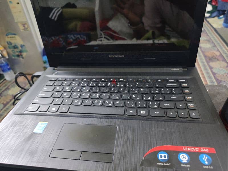 Lenovo Leptop G40 Cori5 5Gn RAM 8 GB SSD 260 3