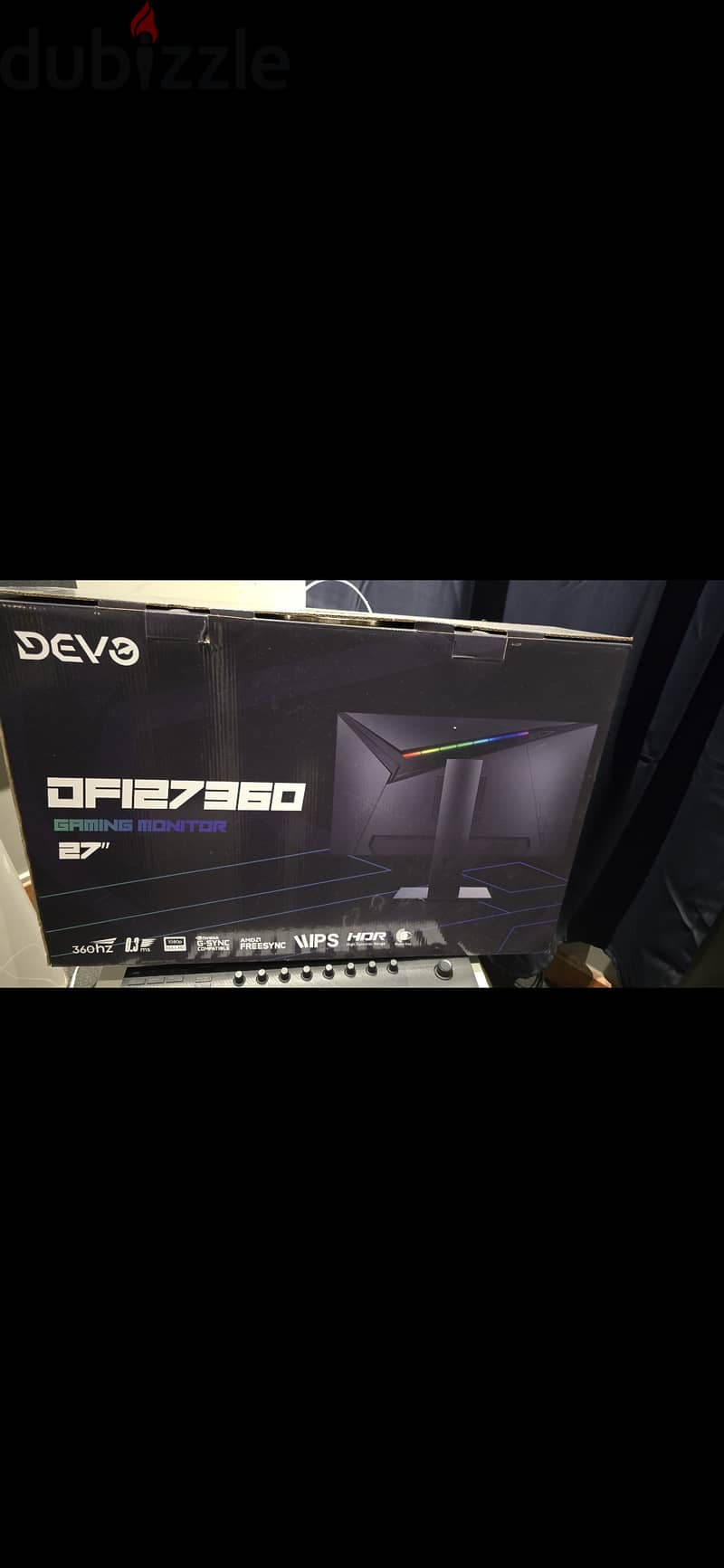 Devo 27 inch 360 hz 0.3 ms + monitor arm 0