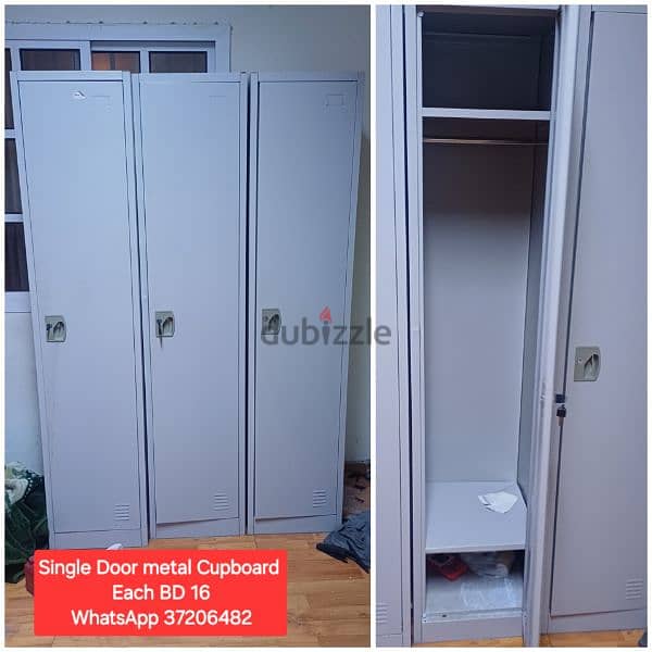 Single metal cabinet and other items for sale with Delivery 0