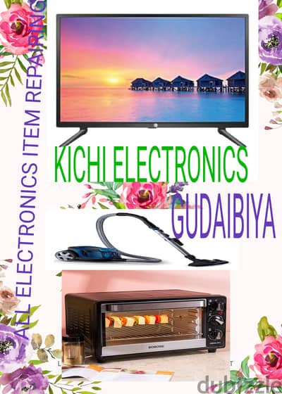 TV & ALL ELECTRONICS ITEM REPAIRING AVAILABLE