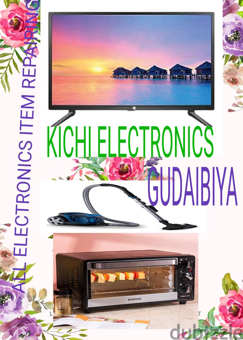 TV & ALL ELECTRONICS ITEM REPAIRING AVAILABLE 0