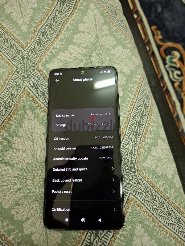 Redmi Note 13 same new 1 month used with 1 year warranty with Ashraff. 2