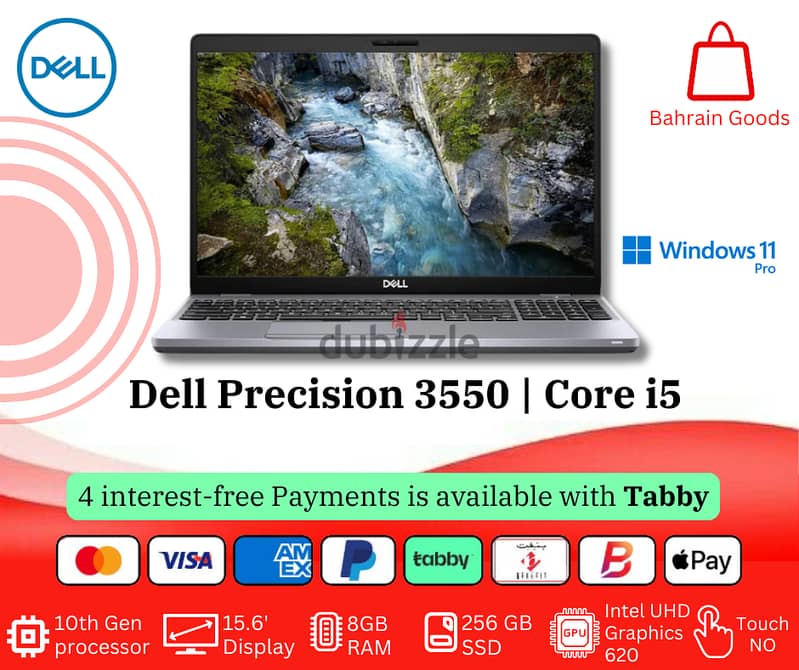 Dell Precision 3550 Workstation Laptop | Core i5 10th-Gen 0