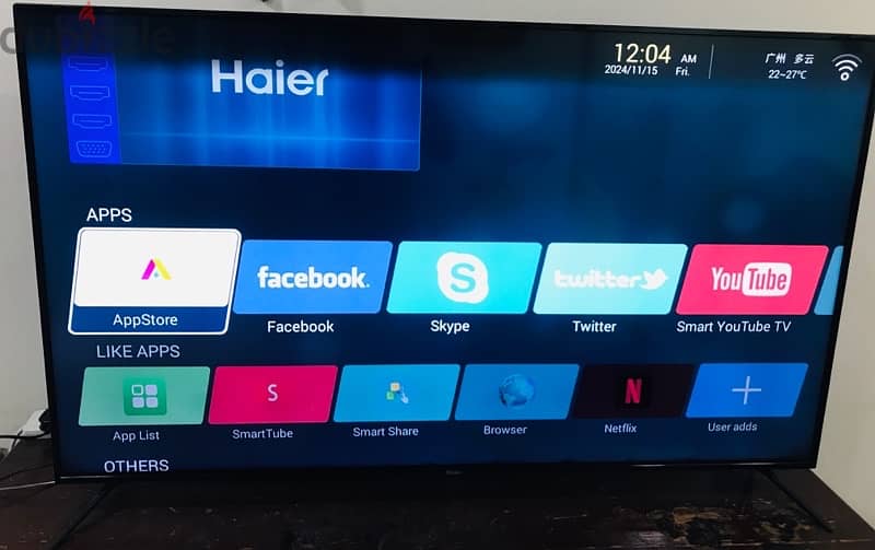 haier 55” inch led tv smart 34249696  Whatsaap me 0