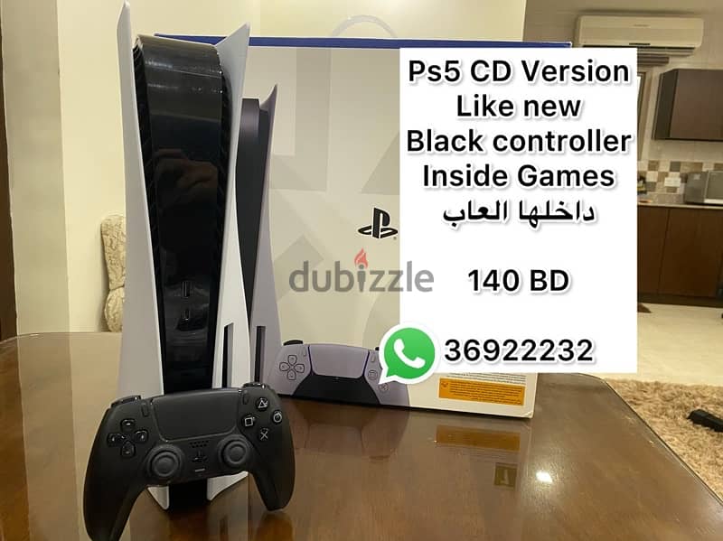 PlayStation 5 Ps5 CD Version (Like New) سوني بلايستيشن ٥ كالجديد 0