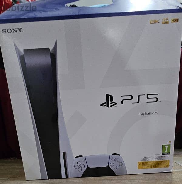 fo sell PS5 CD version with Box للبيع بليستيشن ٥ نسخة سيدي 1