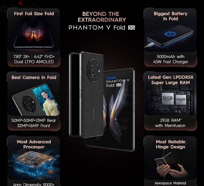 Tecno phantom v fold 5g 0