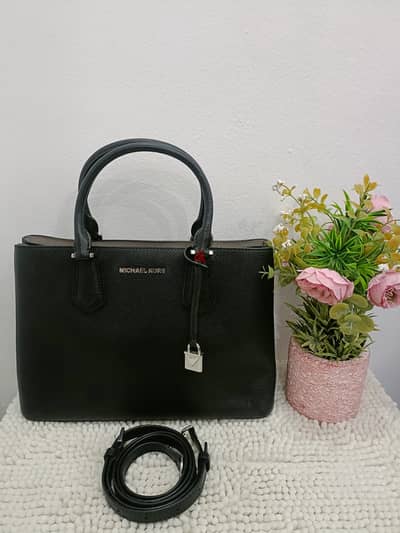 MK black bag good as new