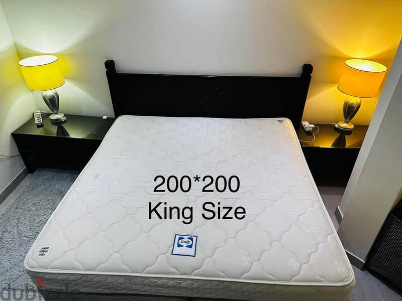 King Size Wooden Bed Set for sale 0