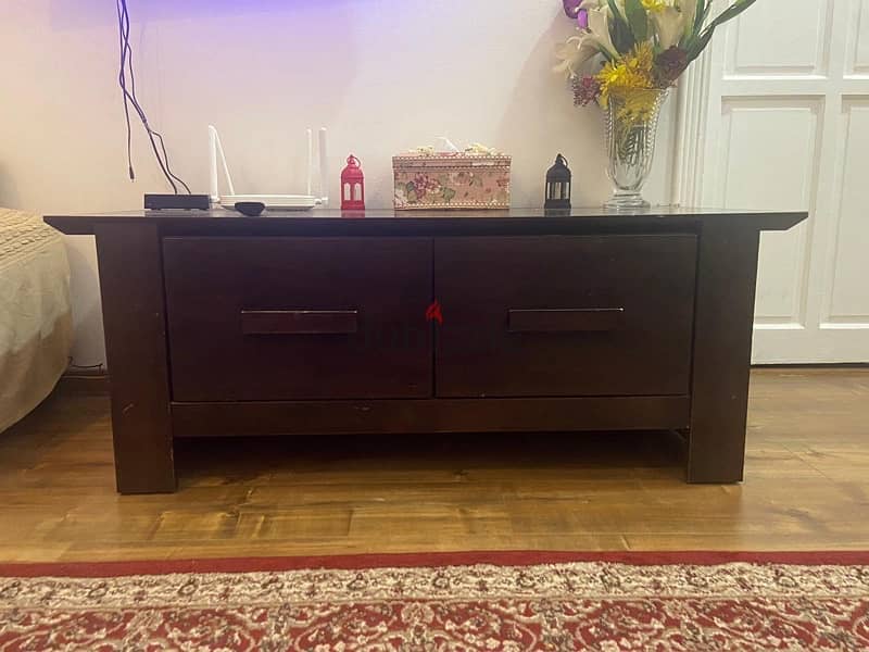 Center table/ Coffee table Wood with drawers 0