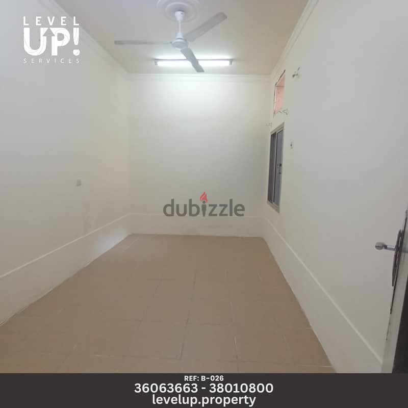 GOOD FLAT FOR RENT LOCATION MUHARRAQ REF B 026 5