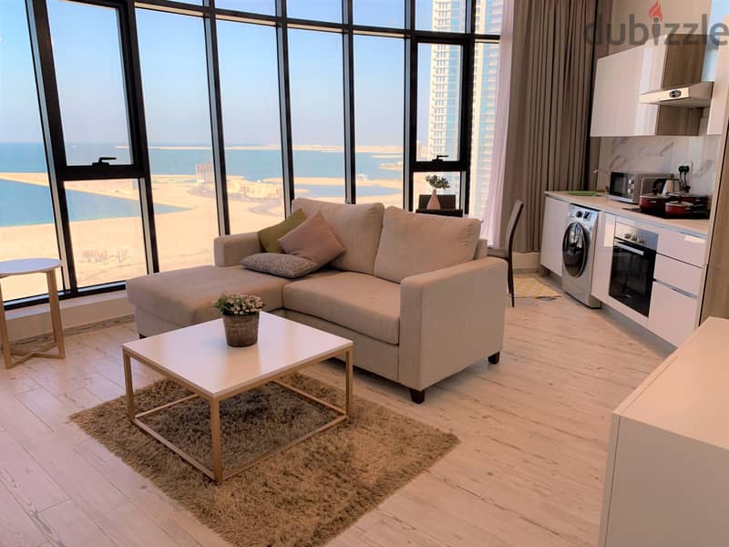 Amazing 1 br 2 bathrooms fully furnished in seef 0