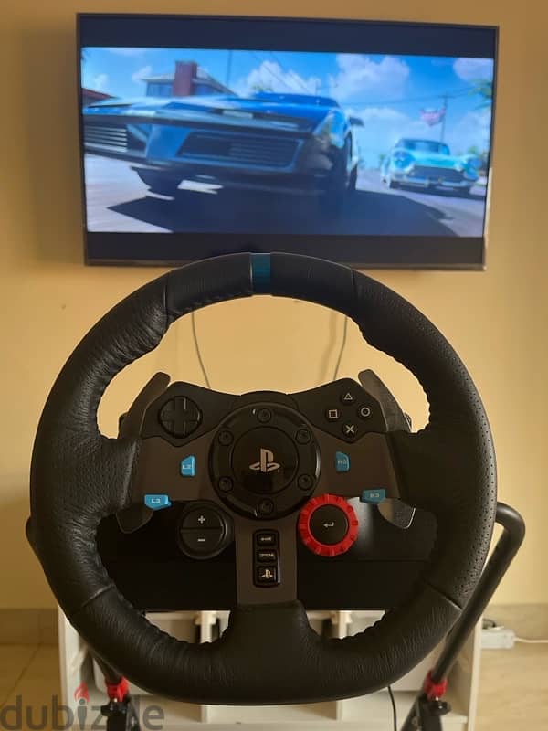 Steering Wheel Logitech G29 + Stand + PS4 TheCrewMotorfest CD optional 3