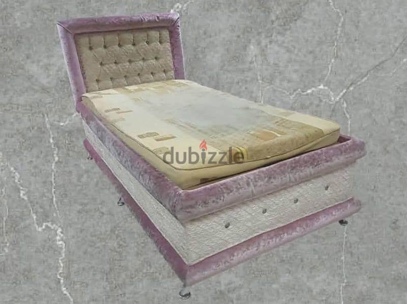 Bed with mattress, size: 190*90 cm 1