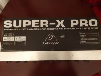 Behringer Crossover with Sub-woofer output Model CX2310