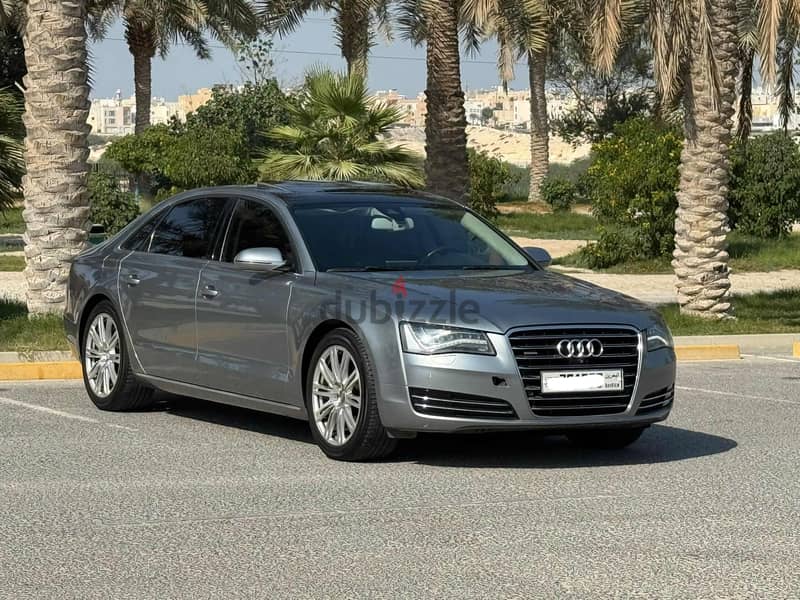 Audi A8L 2012 grey 0