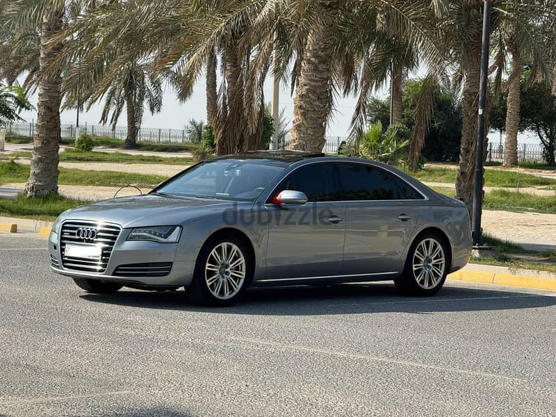 Audi A8L 2012 grey 1