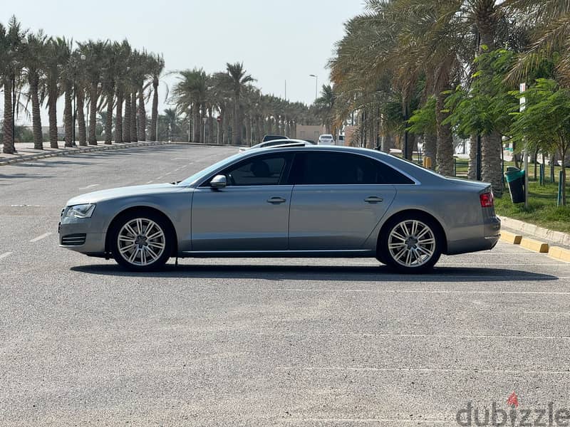 Audi A8L 2012 grey 2