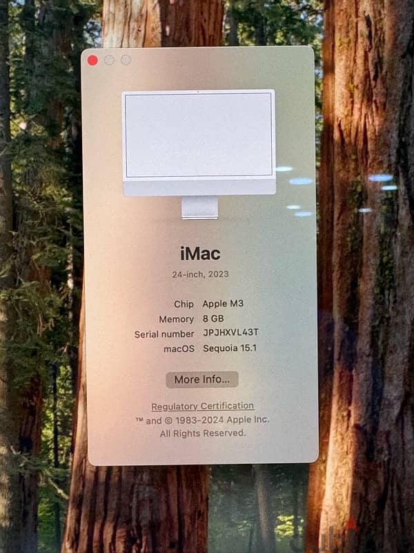 Apple iMac 24 inch M3 chip 512gb ssd 8gb ram with apple warranty 5