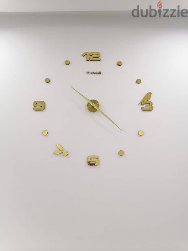 Modern 3D wall clocks 0