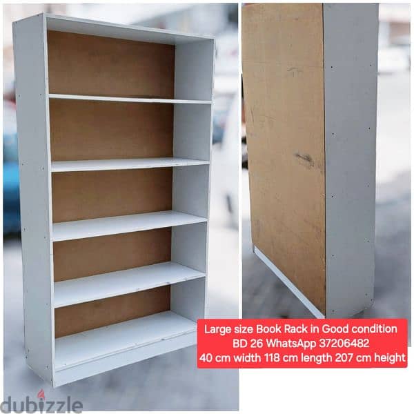 Large size Book rack and other items for sale with Delivery 0