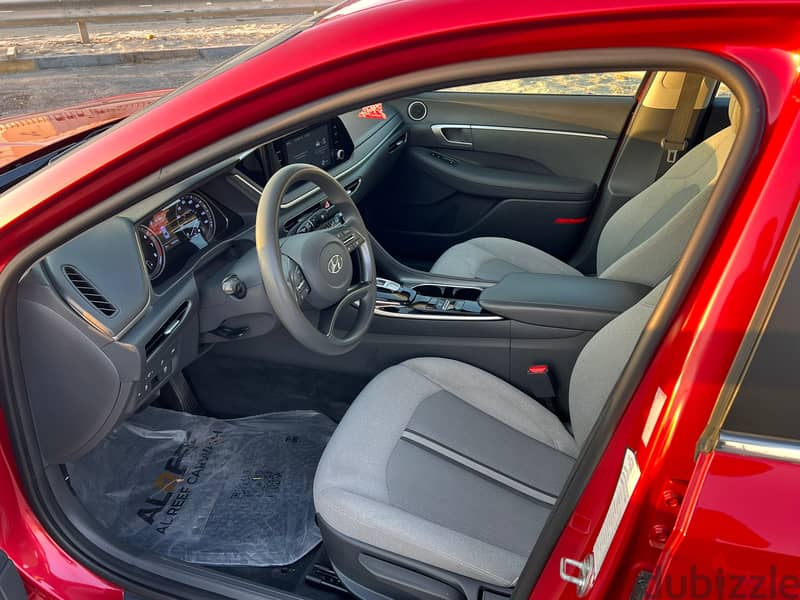 Hyundai Sonata 2021 red 3